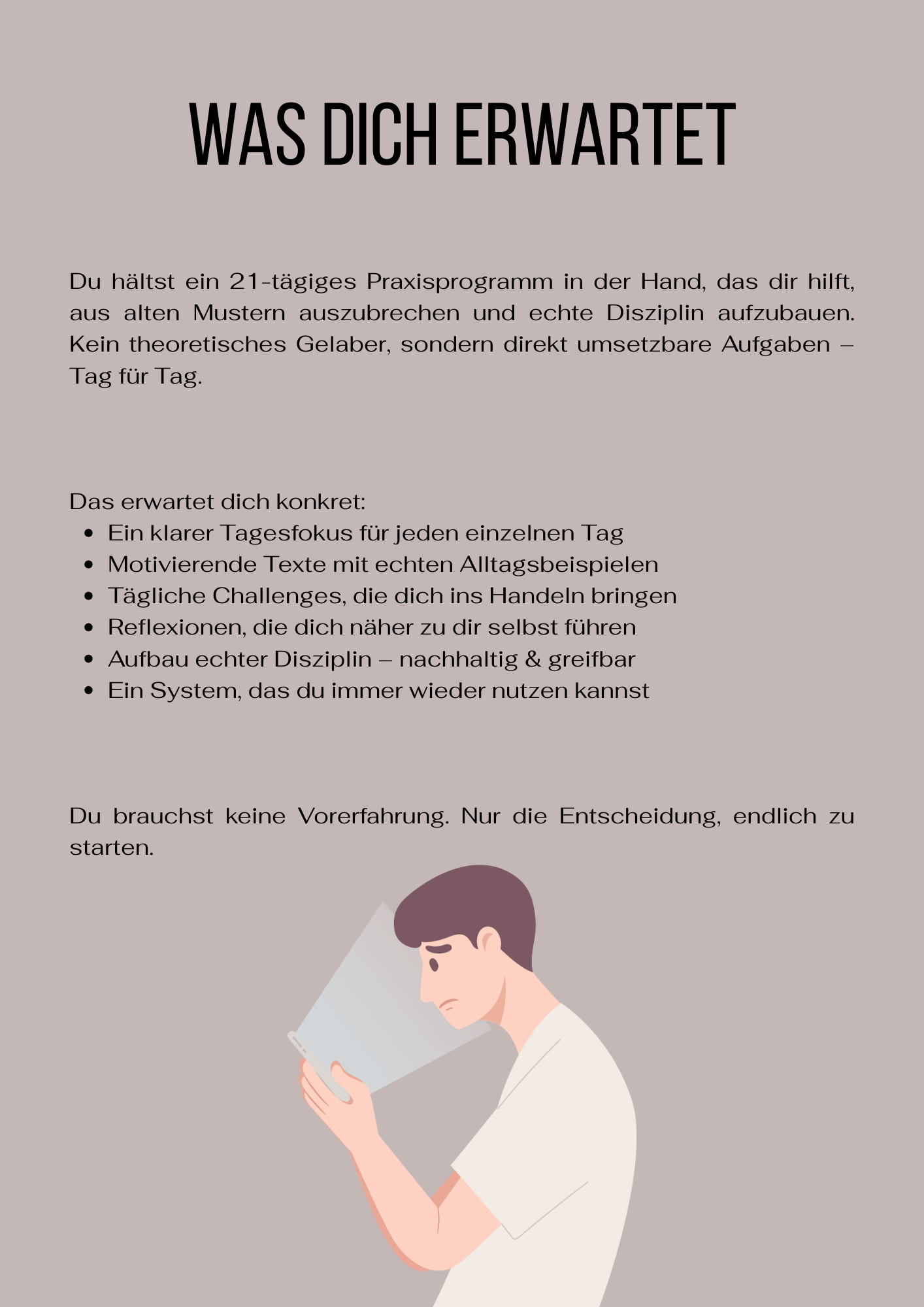 Disziplin am Morgen - Freiheit am Tag