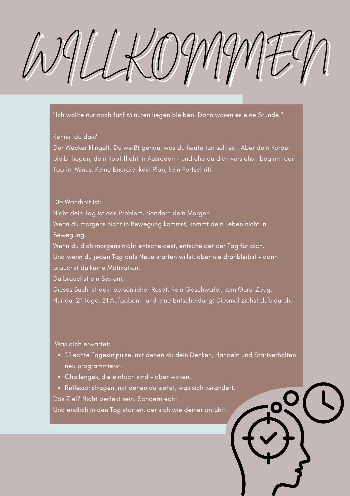 Disziplin am Morgen - Freiheit am Tag