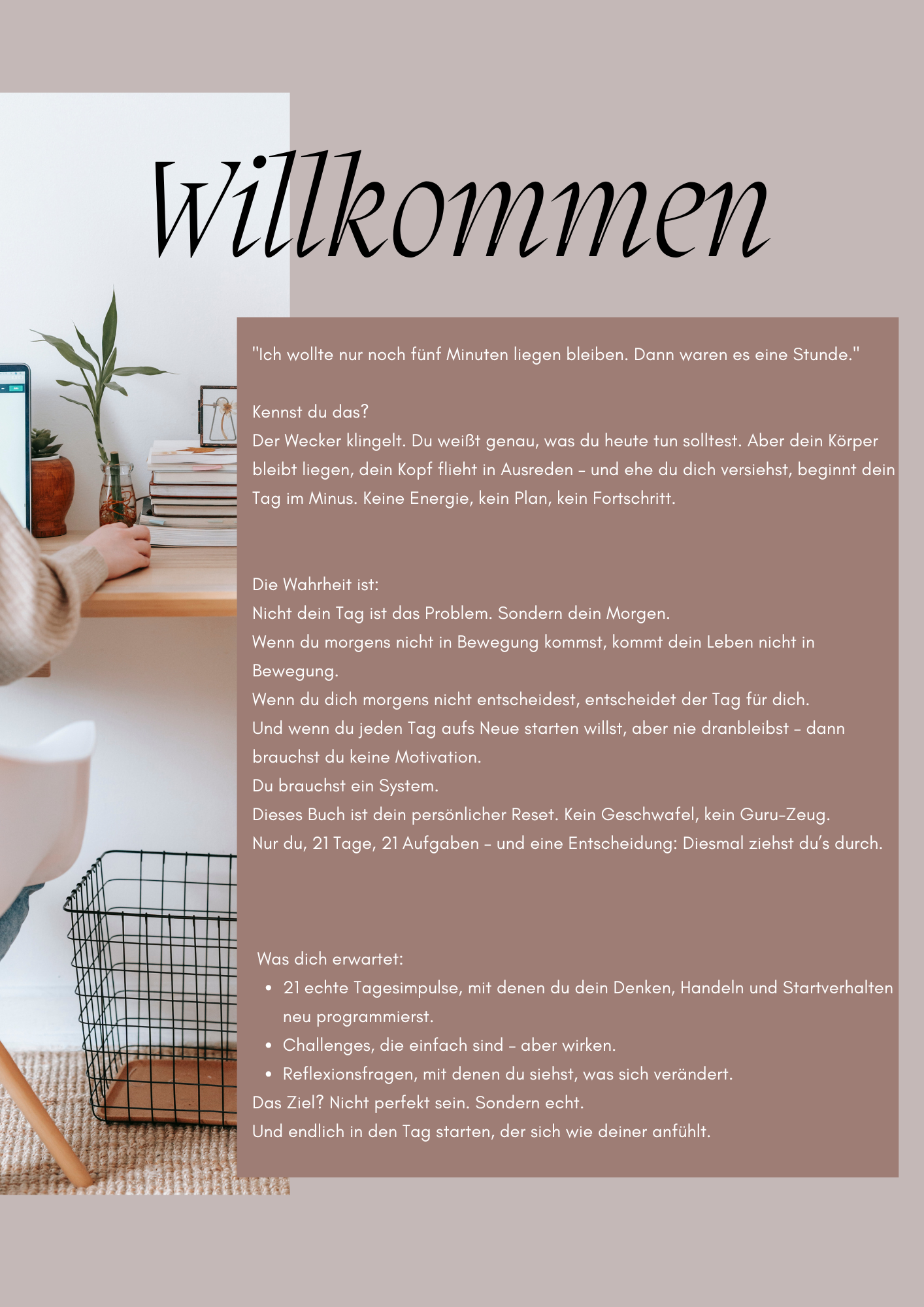 Disziplin am Morgen - Freiheit am Tag